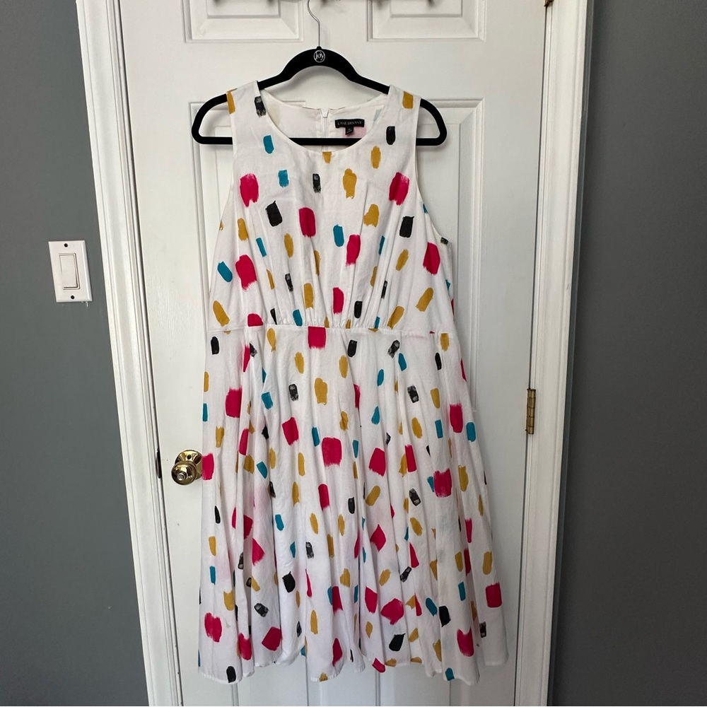 Lane Bryant Paint Brush Stroke Dress